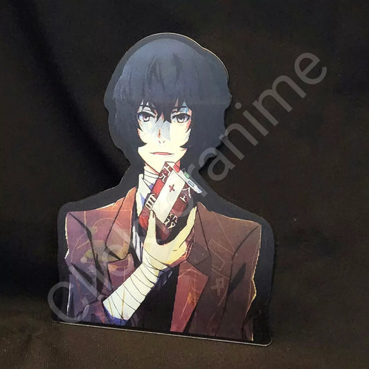 Bungo Stray Dogs Osamu Dazai 3D Moving Sticker Anime Lenticular Decal