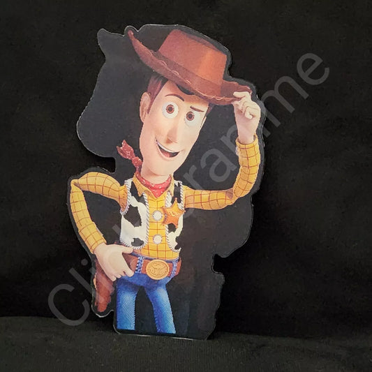 Toy Story Woody 3D Moving Sticker Lenticular Car Laptop Decal Laptop Notebook