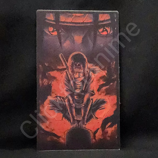 Naruto Shippuden: Itachi Uchiha 3D Moving Sticker Lenticular Car Laptop Decal