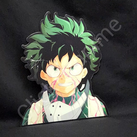 My Hero Academia: Izuku Midoriya 3D Moving Sticker, Anime Manga Lenticular Decal