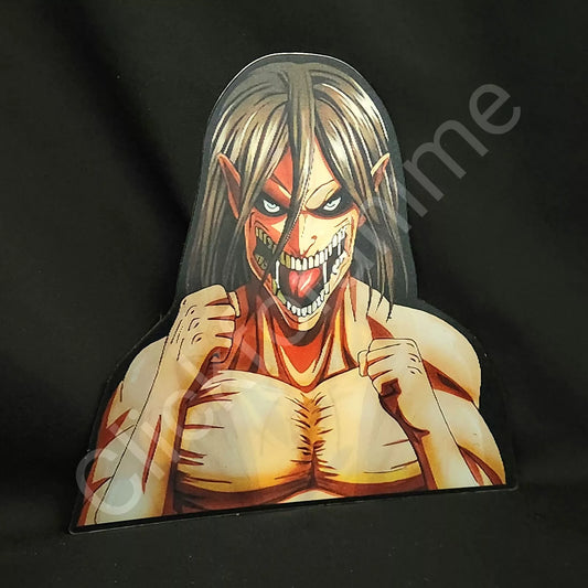 Attack on Titan: Eren Yeager 3D Motion Moving Sticker Anime Lenticular decal