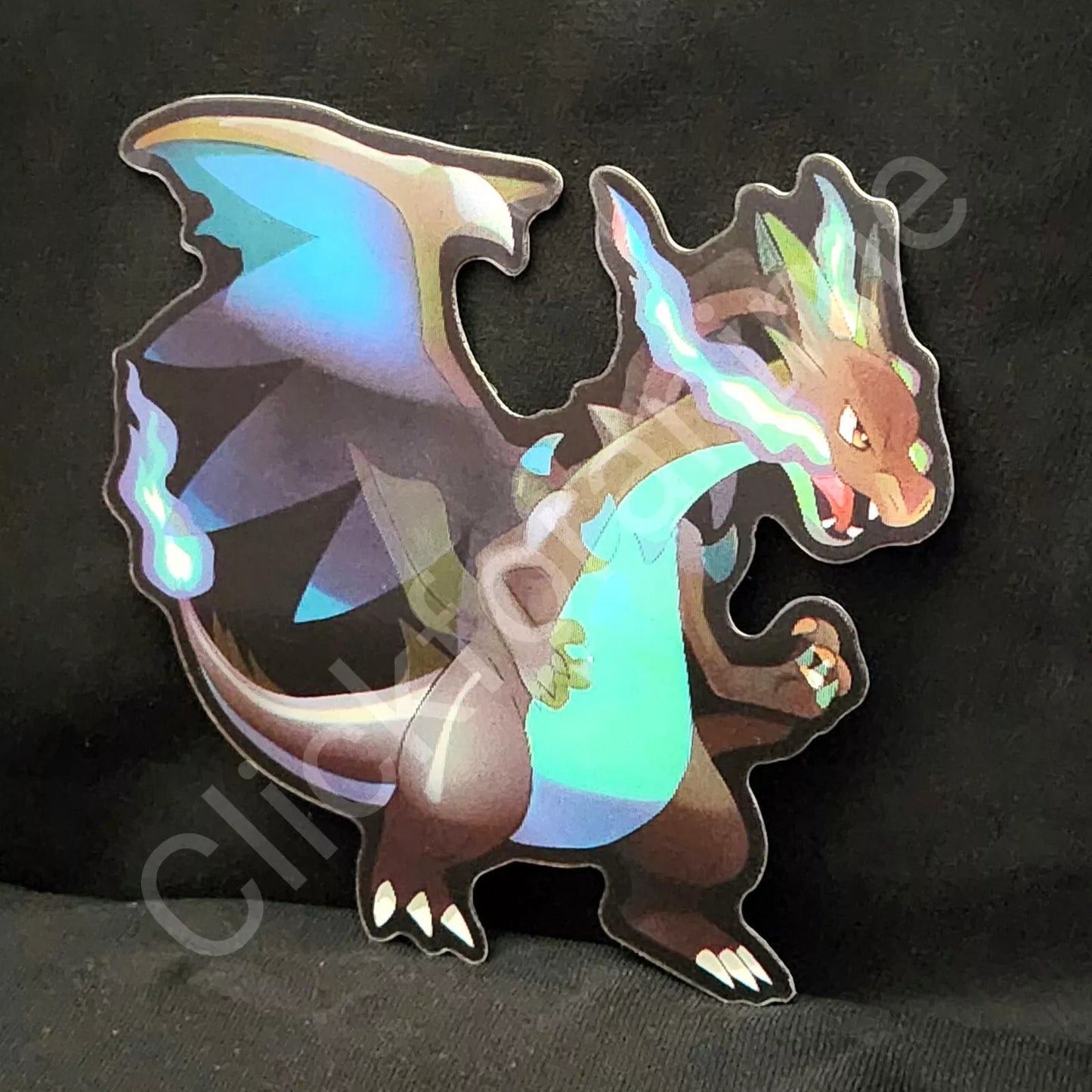 Pokemon: Charizard 3D Moving Sticker Lenticular Car laptop Decal