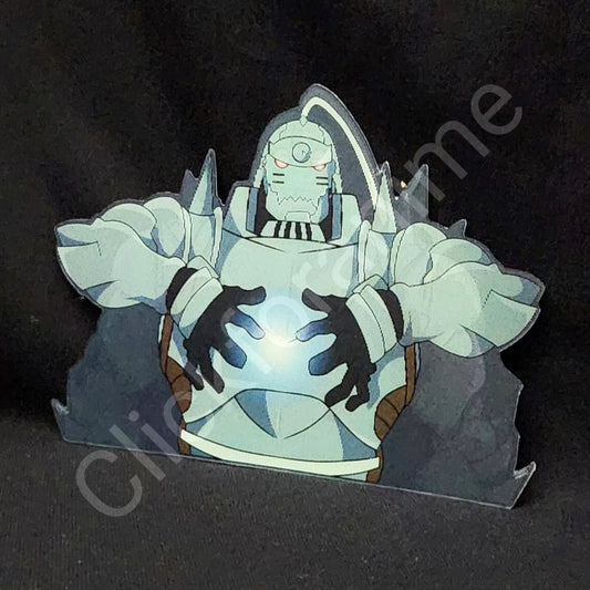 Fullmetal Alchemist Alphonse Elric 3D Moving Sticker Lenticular Decal Anime