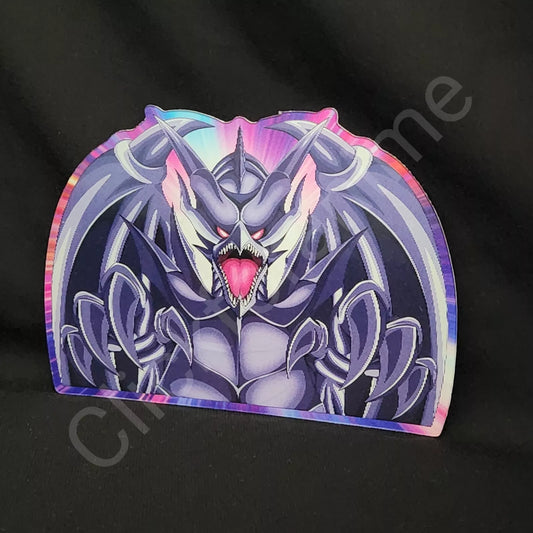 Yu-Gi-Oh! Blue eyes White Dragon 3D Moving Sticker Anime Manga Lenticular Decal Laptop notebook (