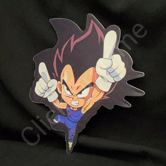 Dragon Ball Z Goku Vegeta 3D Moving Sticker Anime Manga lenticular Decal