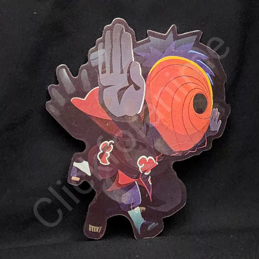 Naruto Shippuden: Anbu Tobi 3D Moving Sticker Lenticular Decal Anime