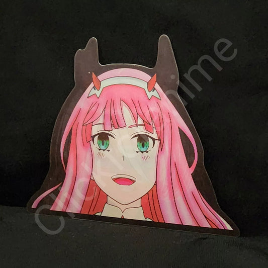 DARLING in the FRANXX: Zero Two 3D Moving Sticker Anime Manga Lenticular Decal