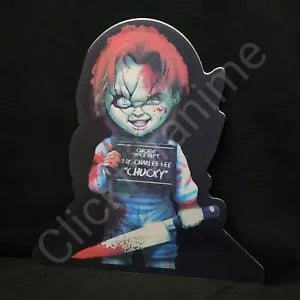 Horror Chucky 3D Moving Sticker Lenticular Decal Car Slasher Childs Play