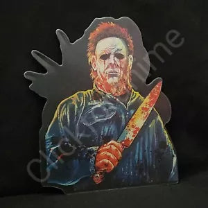 Horror Halloween Jason Freddy 3D Moving Sticker Lenticular Decal Car Slasher