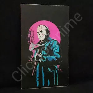 Horror Friday the 13th Jason 3D Moving Sticker Lenticular Car laptop Decal