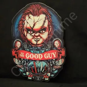 Horror Jigsaw Pennywise Chucky 3D Moving Sticker Lenticular Decal Car Laptop