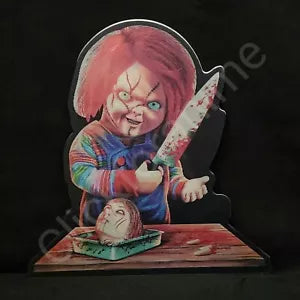 Horror Chucky 3D Moving Sticker Lenticular Decal Car Slasher Childs Play