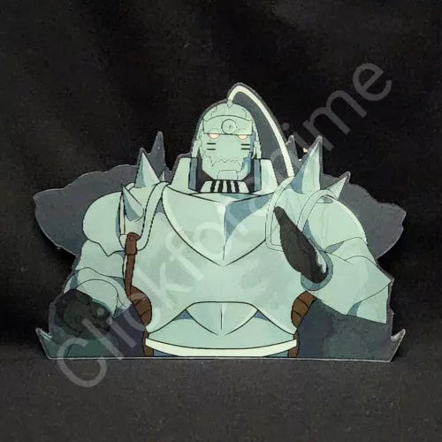 Fullmetal Alchemist Alphonse Elric 3D Moving Sticker Lenticular Decal Anime