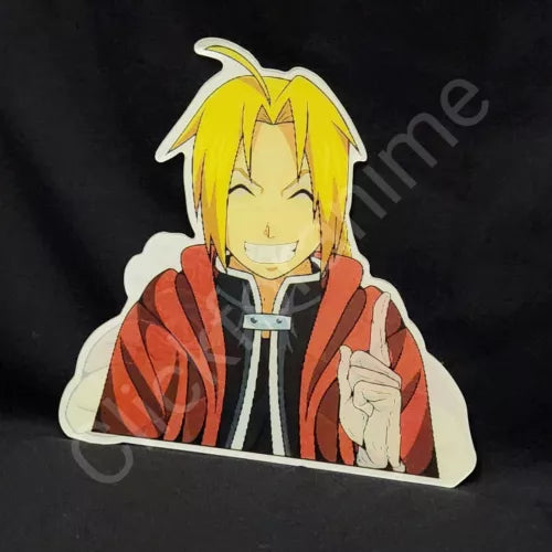 Fullmetal Alchemist Edward Elric 3D Moving Sticker Lenticular Decal Anime Manga