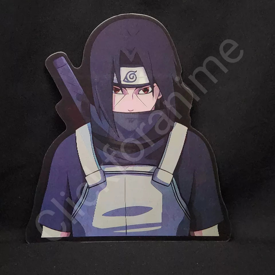 Naruto Shippuden: Itachi Uchiha 3D Moving Sticker Anime Lenticular Decal