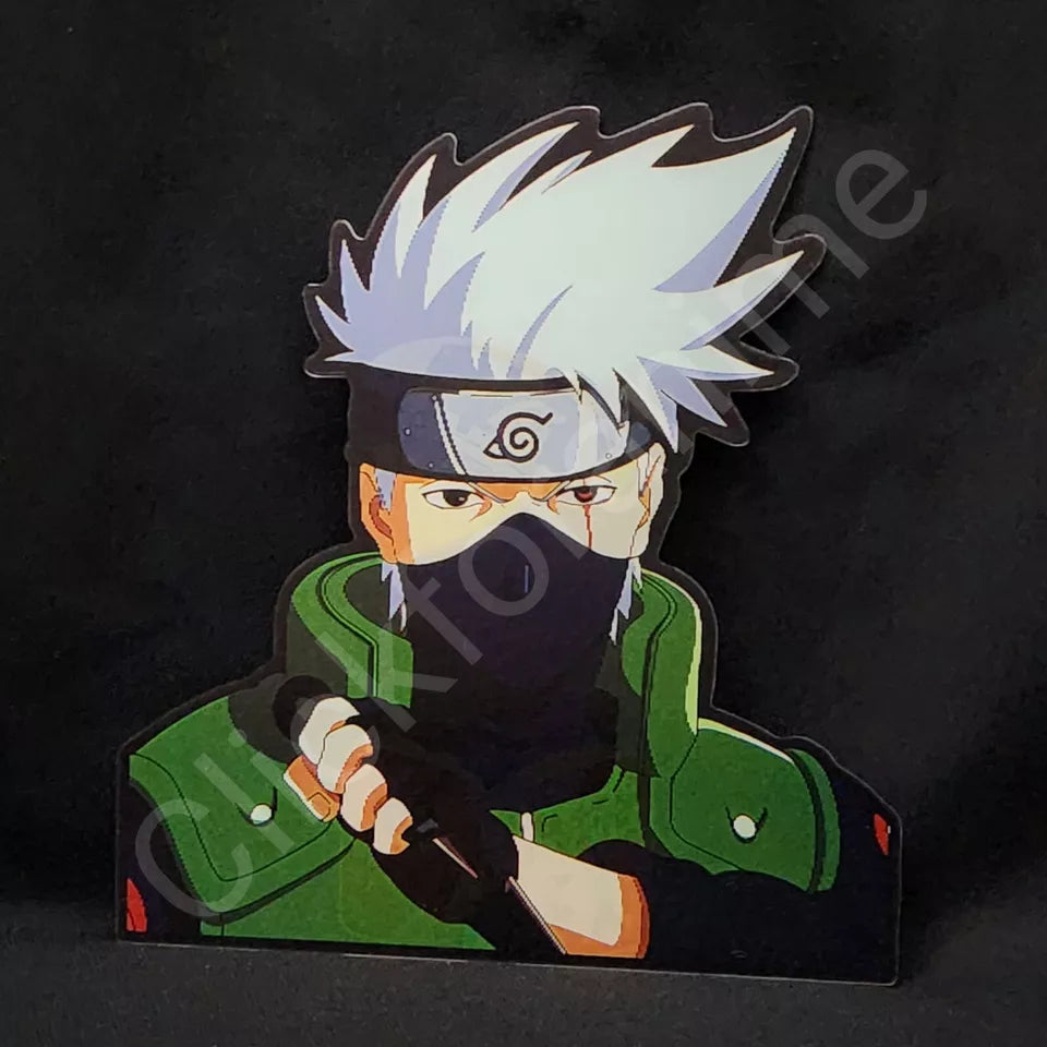 Naruto Shippuden: Kakashi Hatake 3D Moving Sticker Anime Lenticular Decal