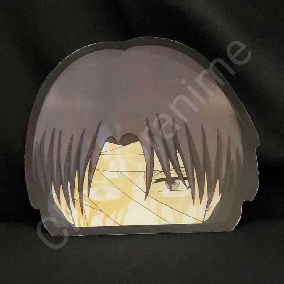 Attack on Titan: Levi Ackerman 3D Moving Sticker Anime Manga Lenticular Decal