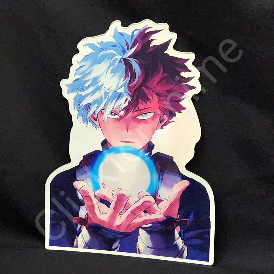 My Hero Academia: Shoto Todoroki 3D Moving Sticker Lenticular Decal Anime Manga