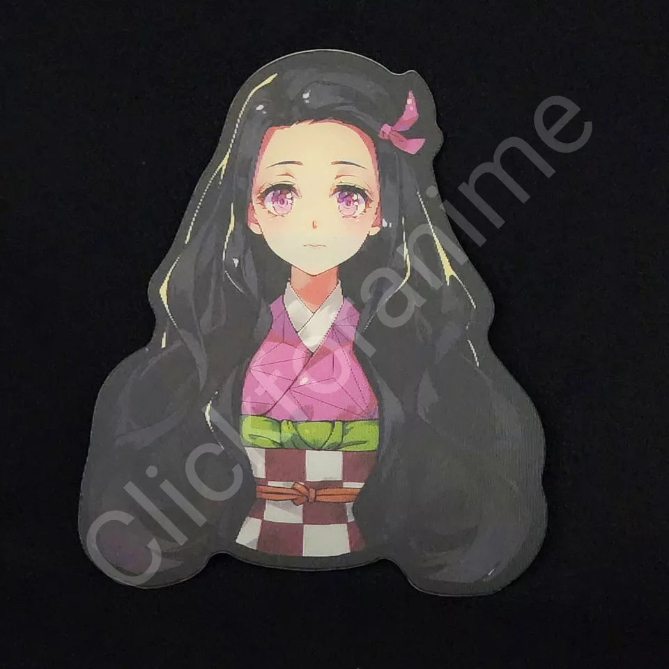 Demon Slayer: Nezuko Kamado 3D Moving Sticker Lenticular Anime Decal Kawaii