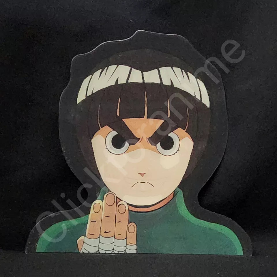 Naruto Shippuden: Rock Lee 3D Moving Sticker Lenticular Car Laptop Decal