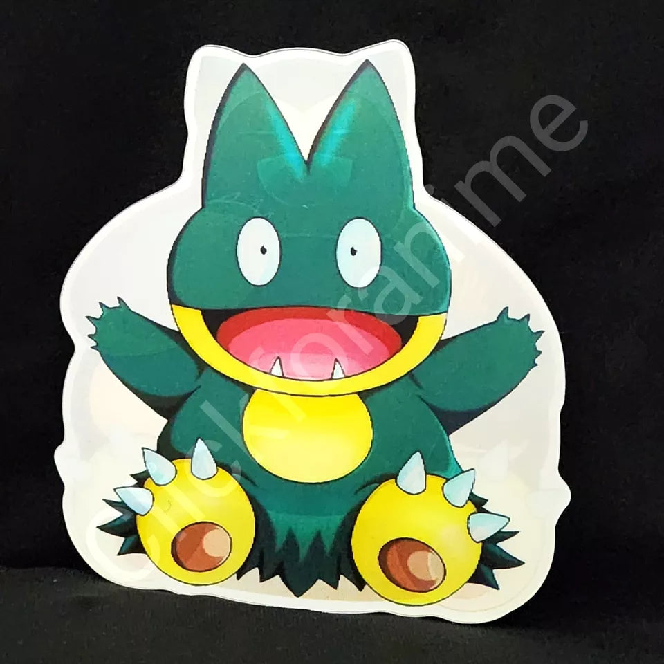 Pokemon: Snorlax Munchlax 3D Moving Sticker Lenticular Car laptop Decal