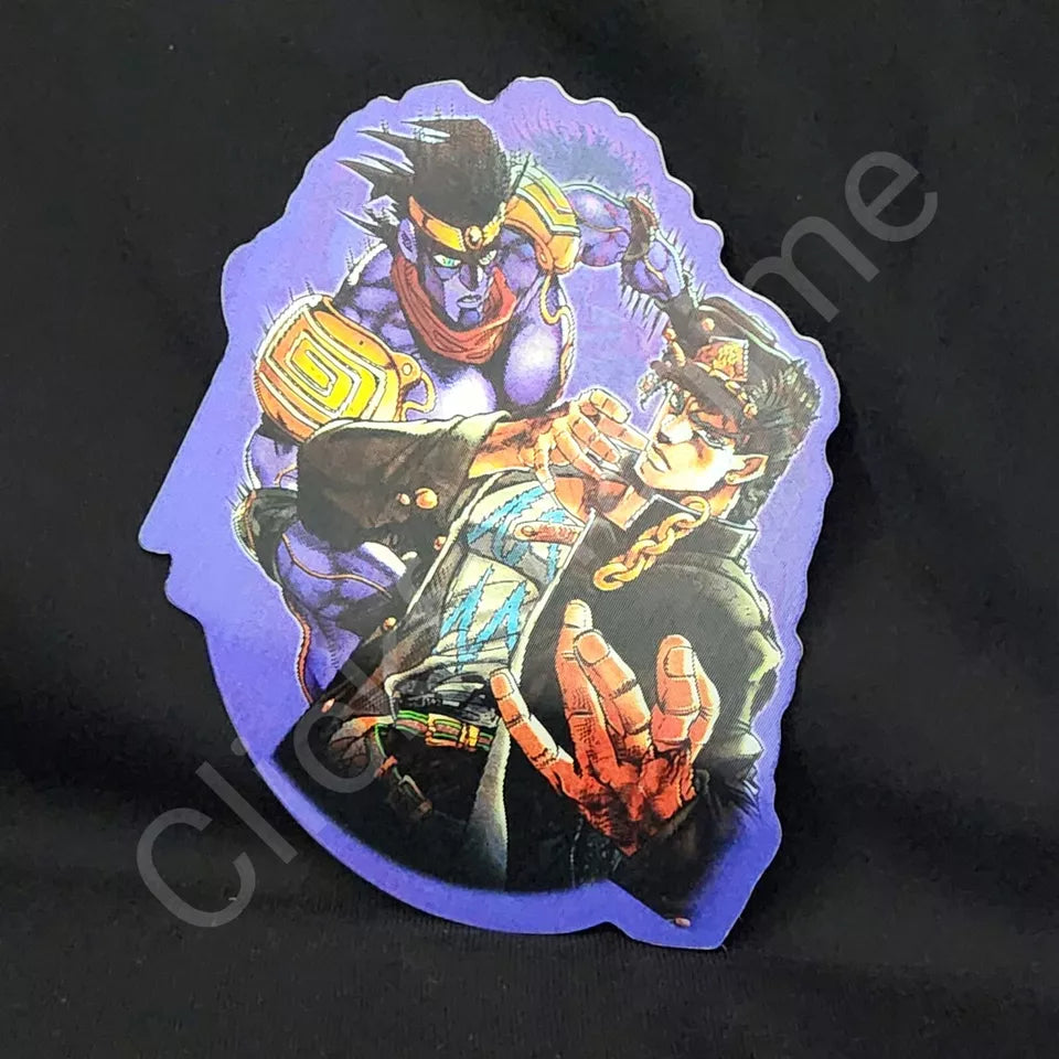 JoJo's Bizarre Adventure: Jotaro Kujo 3D Moving Sticker Anime Lenticular Decal