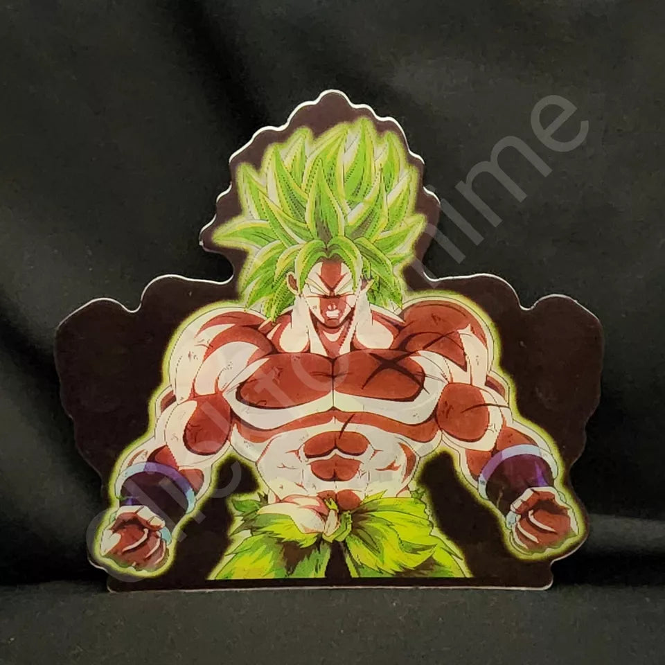 Dragon Ball Z : Broly, 3D Moving Sticker Lenticular Car Laptop Decal