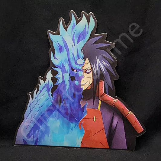 Naruto Shippuden: Madara Uchiha 3D Moving Sticker, Anime Lenticular Car Decal