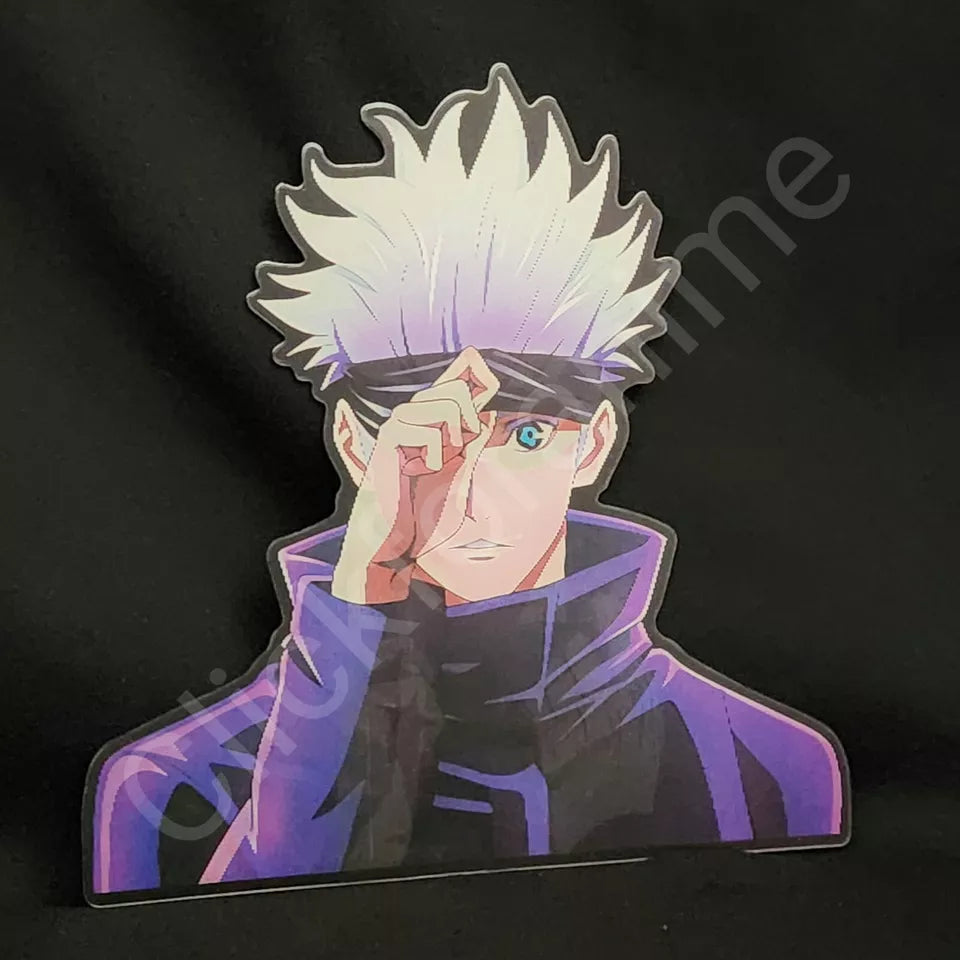 Jujutsu Kaisen: Satoru Gojo - 3D Motion Moving Sticker, Anime Lenticular Decal JJK