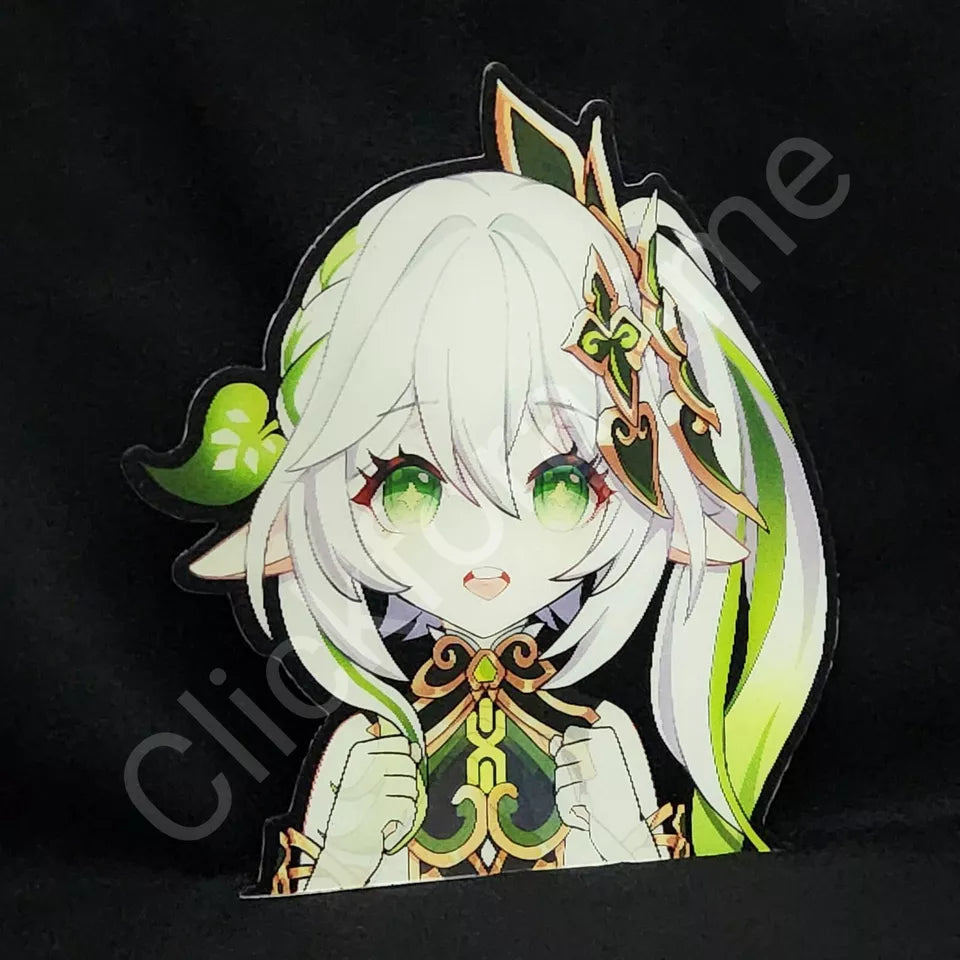 Genshin Impact:  Nahida 3D Motion Moving Laptop Sticker Cute Lenticular Decal