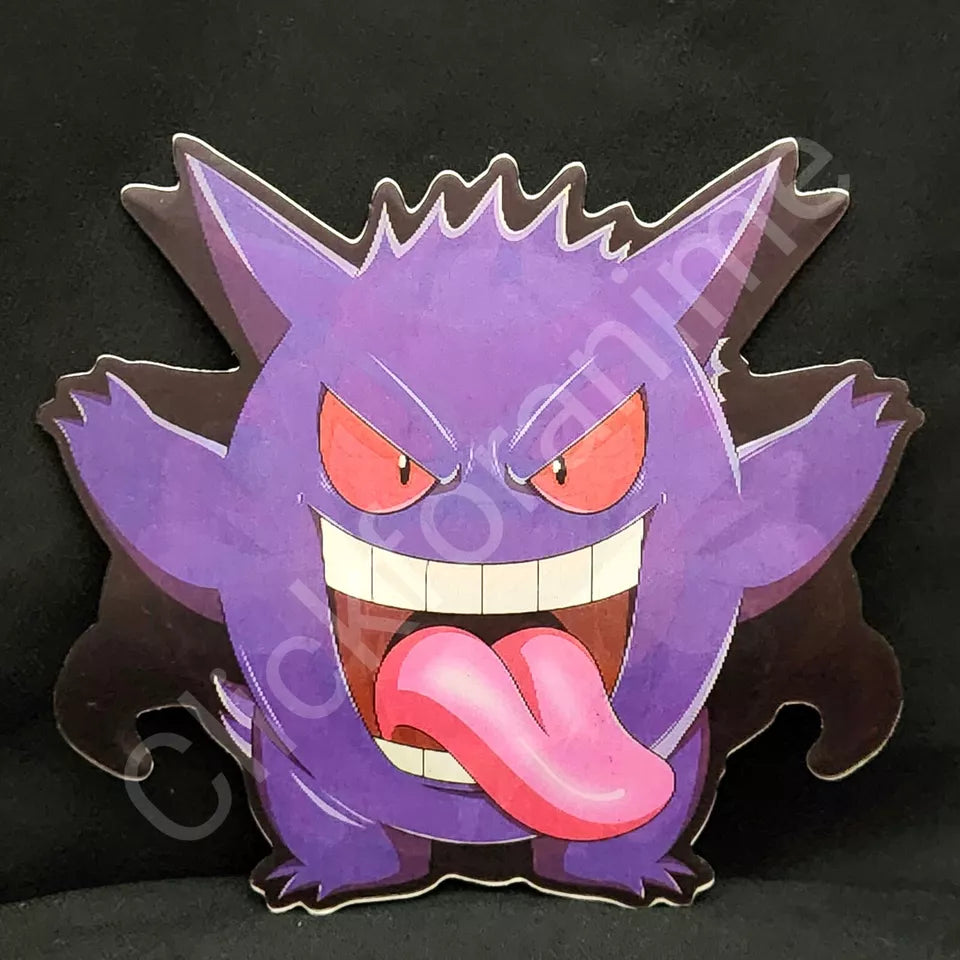 Pokemon: Gastly Gengar Haunter 3D Moving Sticker Lenticular Car laptop Decal