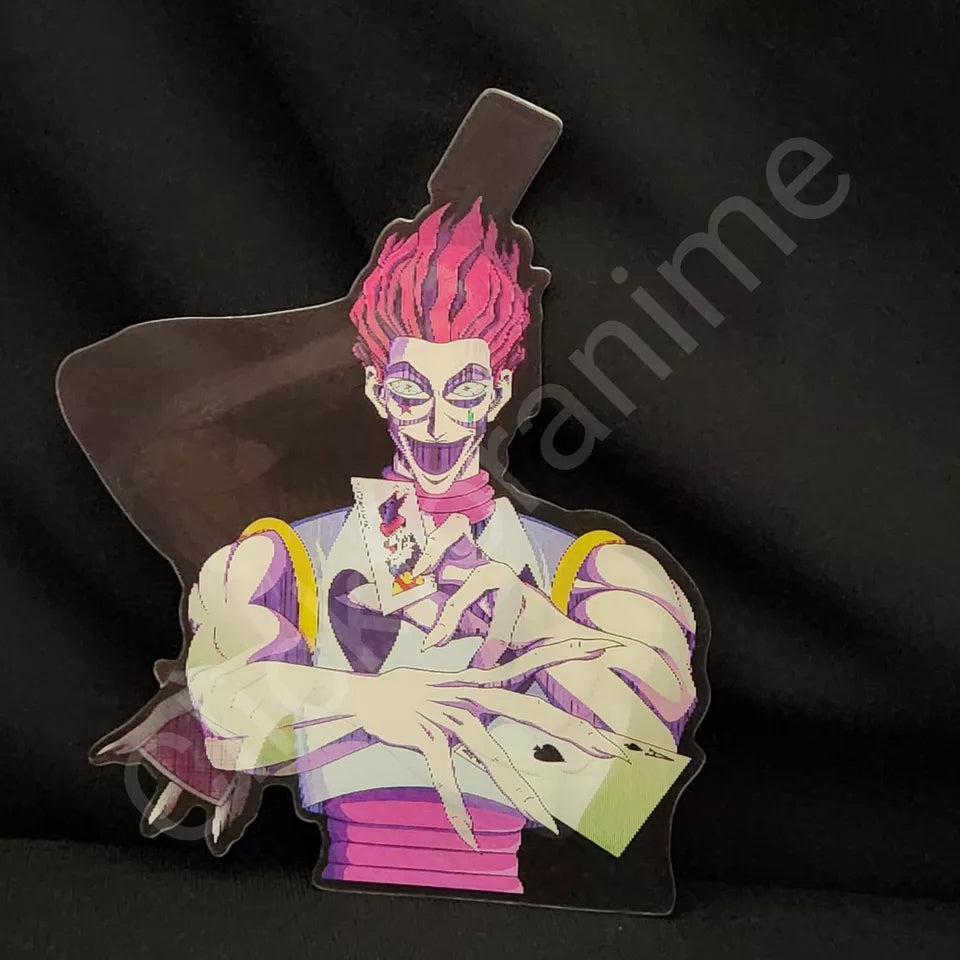 Hunter X Hunter Hisoka Morow 3D Moving Large Sticker Lenticular Car laptop Decal