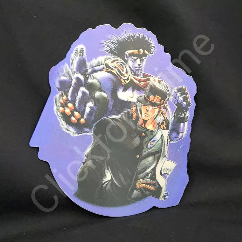 JoJo's Bizarre Adventure: Jotaro Kujo 3D Moving Sticker Anime Lenticular Decal