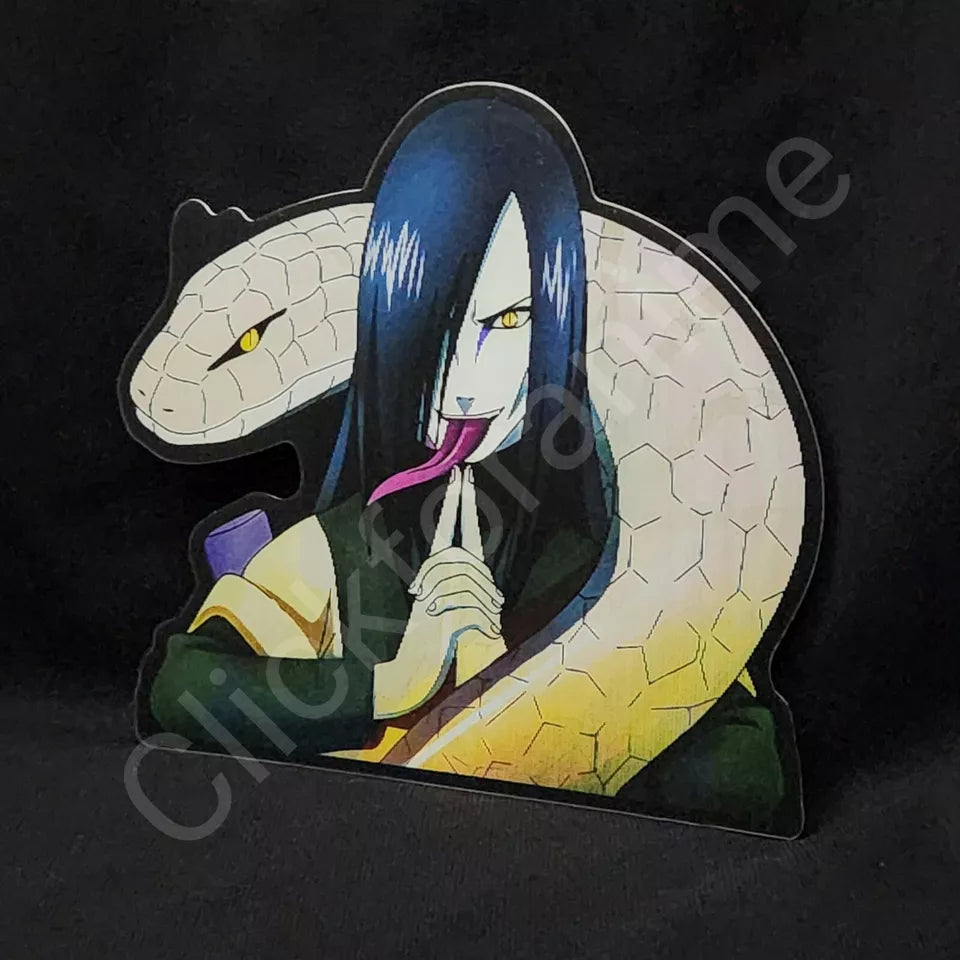 Naruto Shippuden: Orochimaru 3D Moving Sticker Anime Manga Lenticular decal