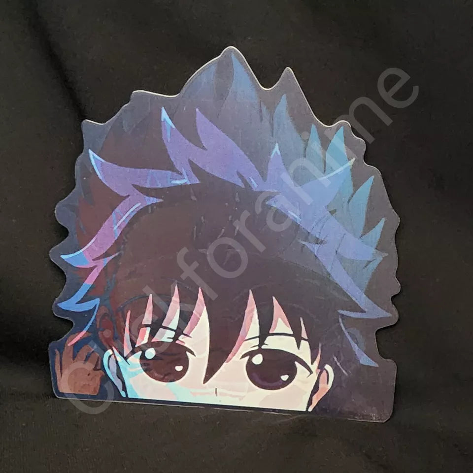 Jujutsu Kaisen 3D Moving Sticker Anime Lenticular Decal Sukana Gojo Megumi Kawai JJK