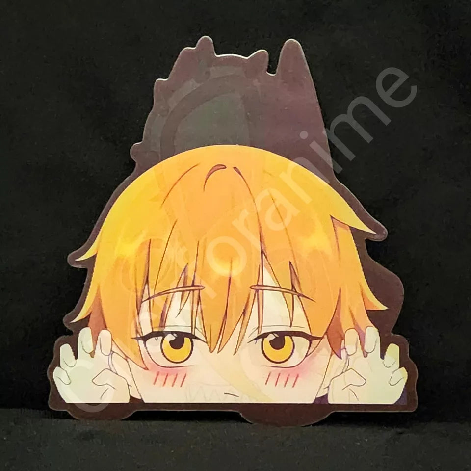 Chainsaw Man: Power Denji Pochita 3D Moving Sticker Lenticular Decal Anime Manga Decal