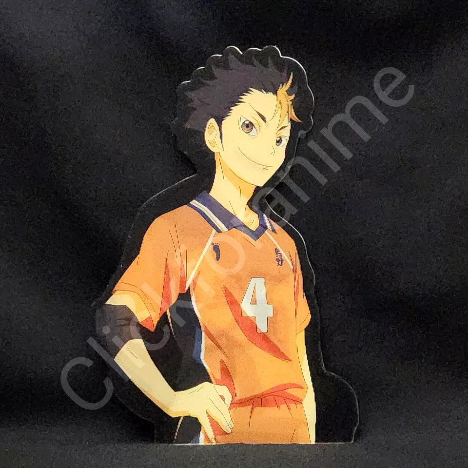 Haikyu!! Yū Nishinoya 3D Moving Sticker, Anime Manga Lenticular Decal Volleyball