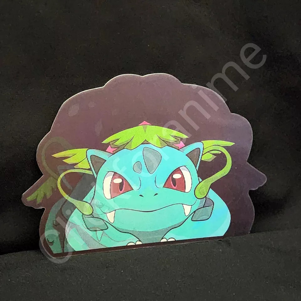 Pokemon: Bulbasaur Ivysaur Venusaur 3D Moving Sticker Lenticular Decal