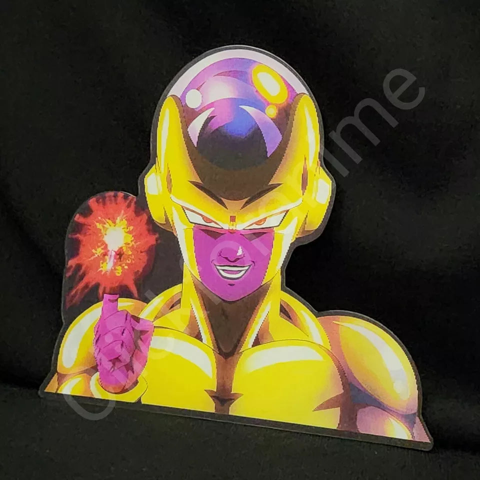Dragon Ball Z Frieza 3D Moving Car Laptop Sticker Anime Manga Lenticular Decal