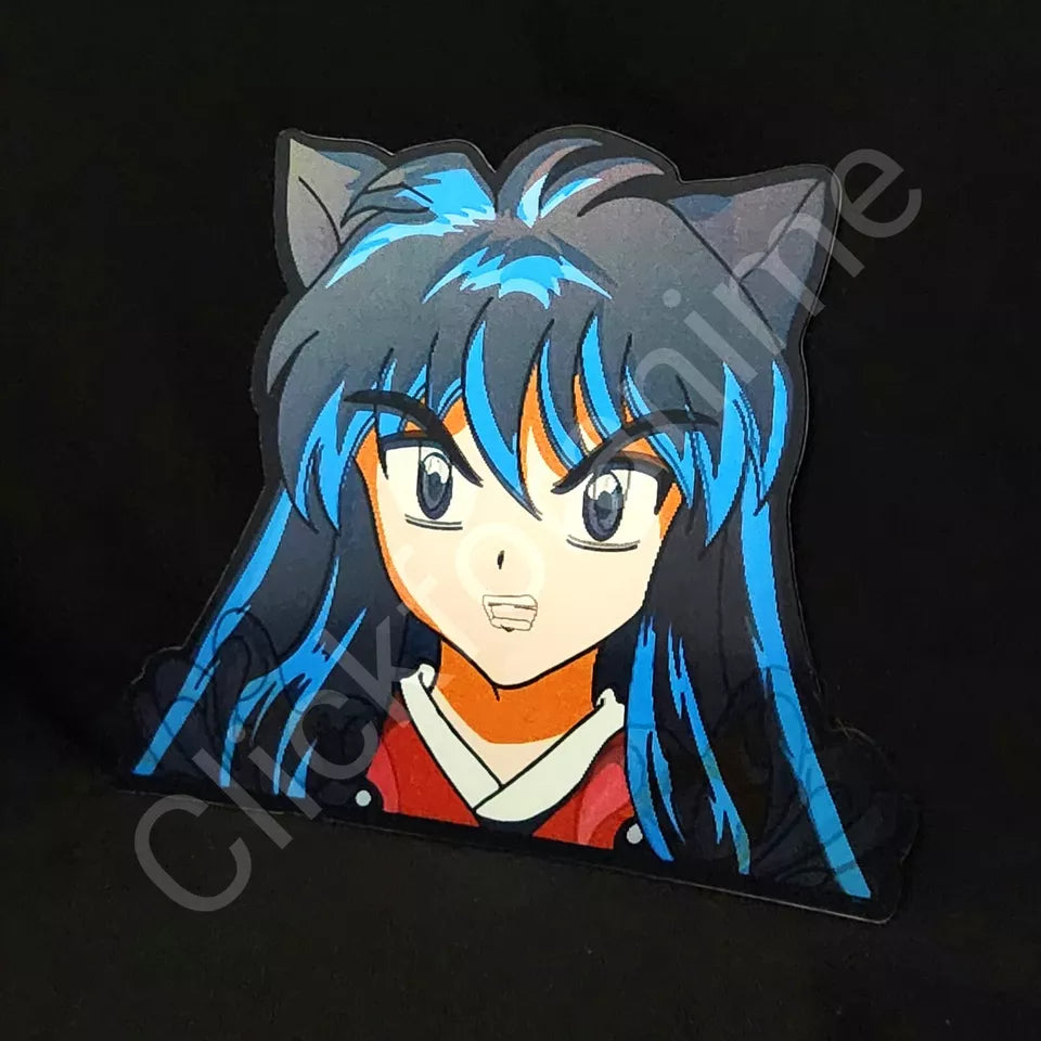 Inuyasha 3D Moving Sticker Lenticular Anime Manga Decal Classic