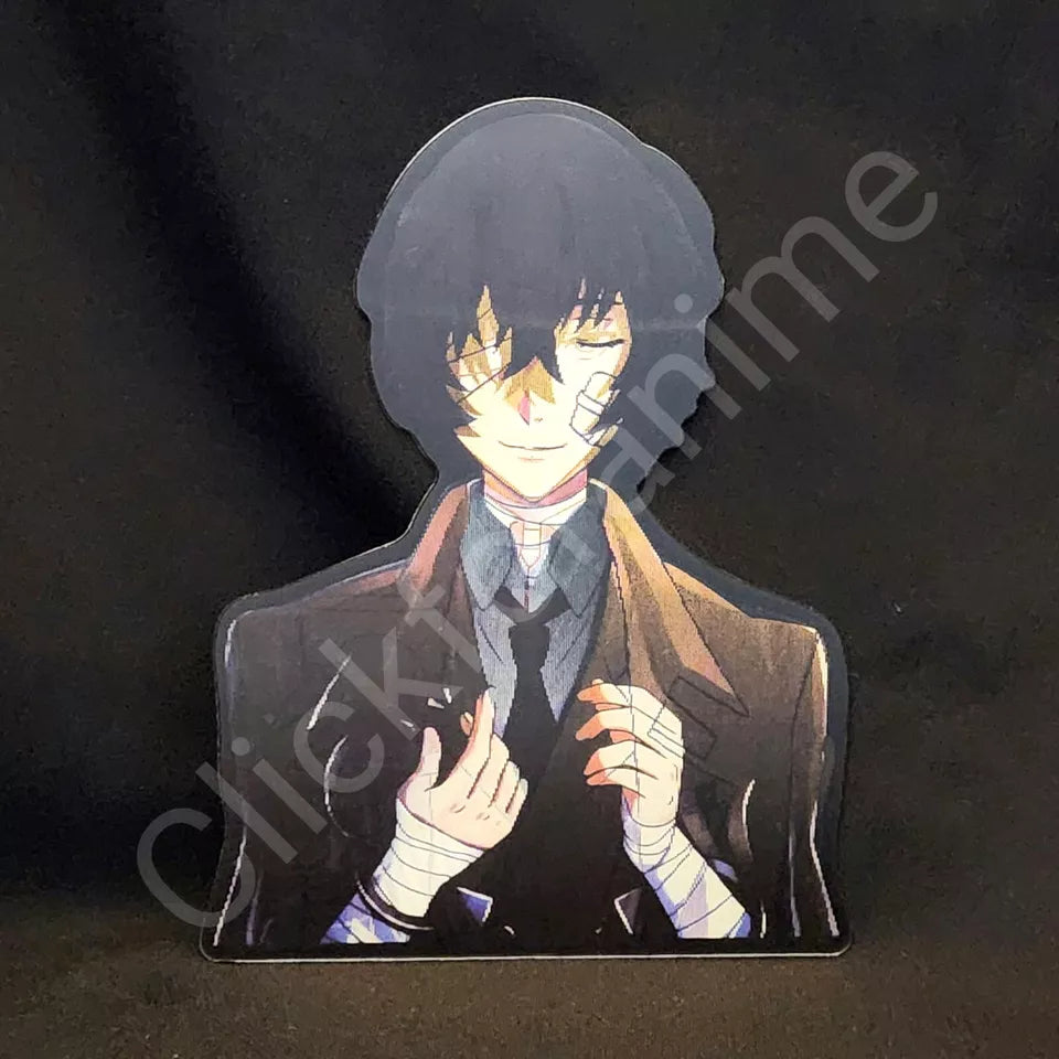 Bungo Stray Dogs Osamu Dazai 3D Moving Sticker Anime Lenticular Decal