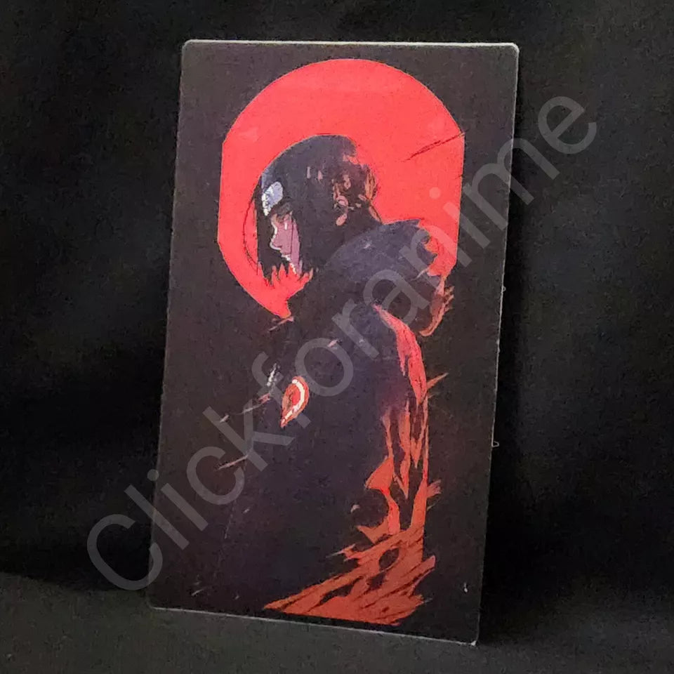 Naruto Shippuden: Itachi Uchiha 3D Moving Sticker Lenticular Car Laptop Decal