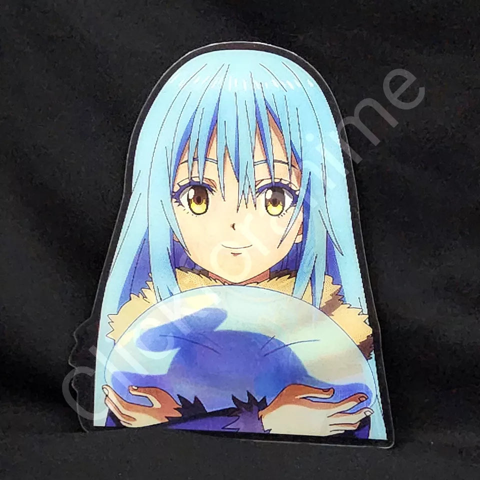 That Time I Got Reincarnated as Slime 3D Moving Sticker Lenticular Decal Rimuru Tempest Car Notebook