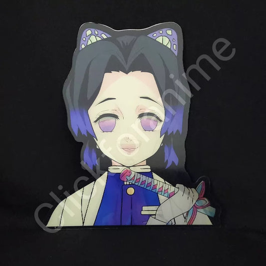 Demon Slayer: Shinobu Kocho 3D Motion Moving Sticker Lenticular Anime Manga Decal