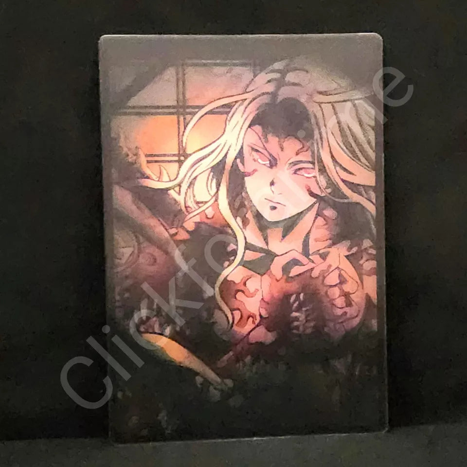 Demon Slayer: Akaza Muzen Kokushibo 3D Moving Sticker Lenticular Decal