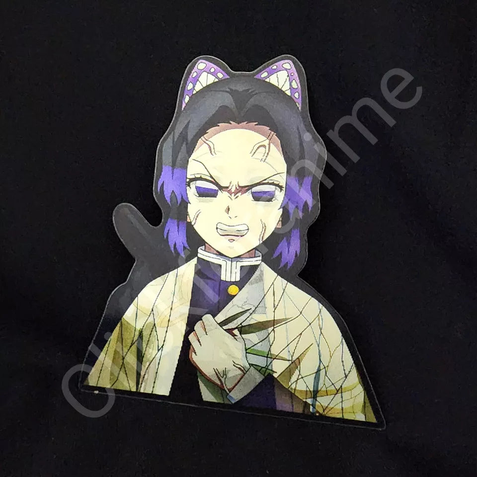 Demon Slayer: Shinobu Kocho 3D Moving Sticker Lenticular Anime Manga Decal