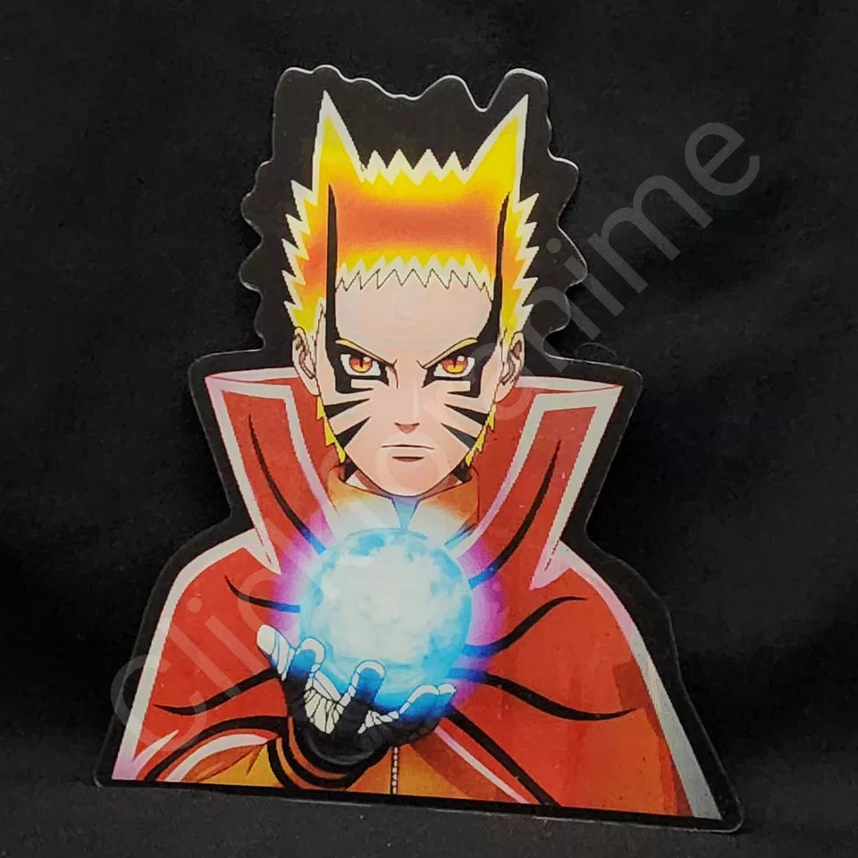 Naruto Shippuden: Naruto Uzumaki 3D Moving Sticker Lenticular Car Laptop Decal