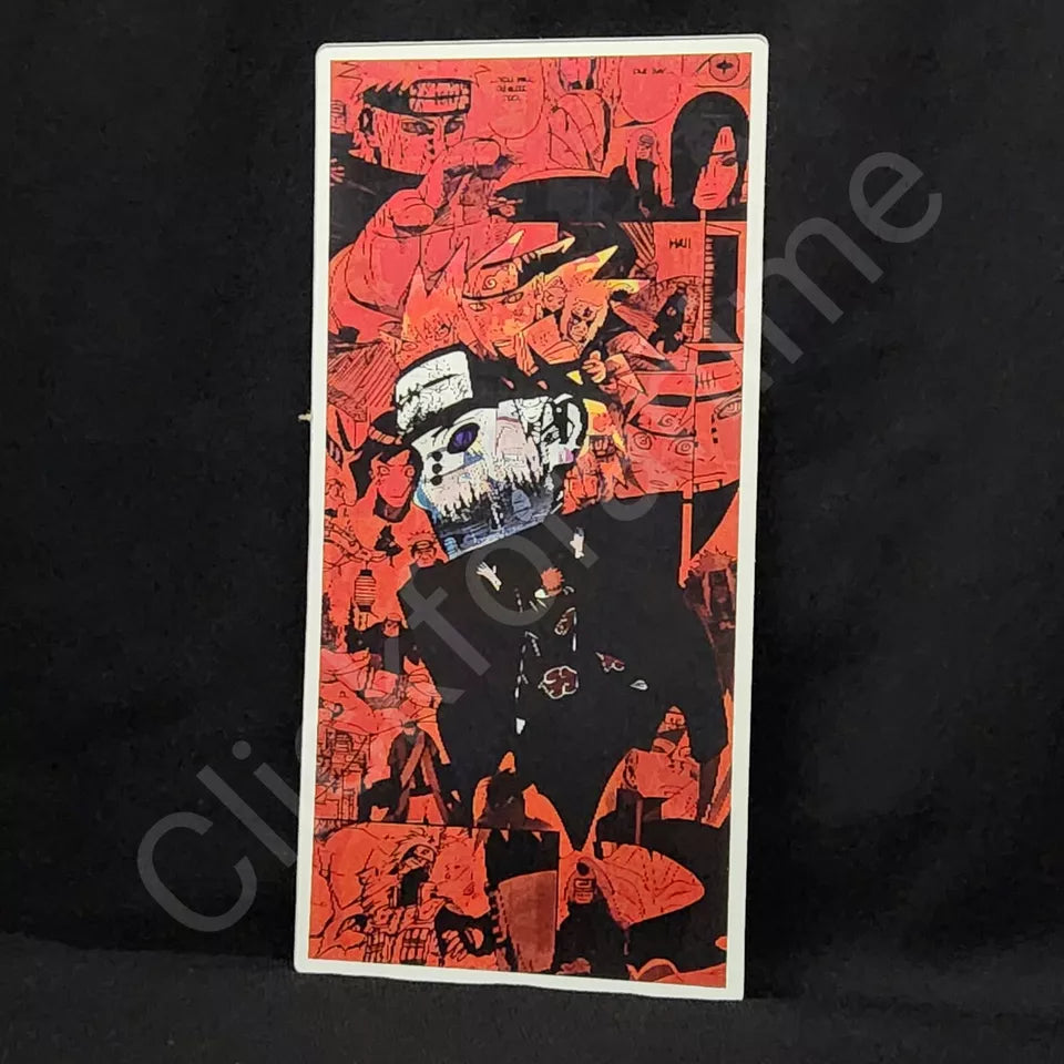 Naruto Shippuden: Naruto + Pain Manga Style 3D Moving Sticker Lenticular Decal