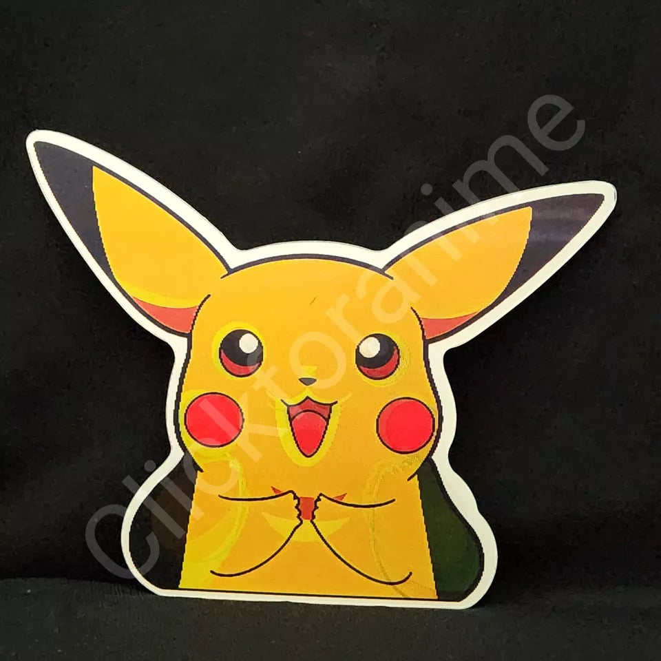 Pokemon: Pikachu 3D Moving Sticker Lenticular Decal Cute Kawaii