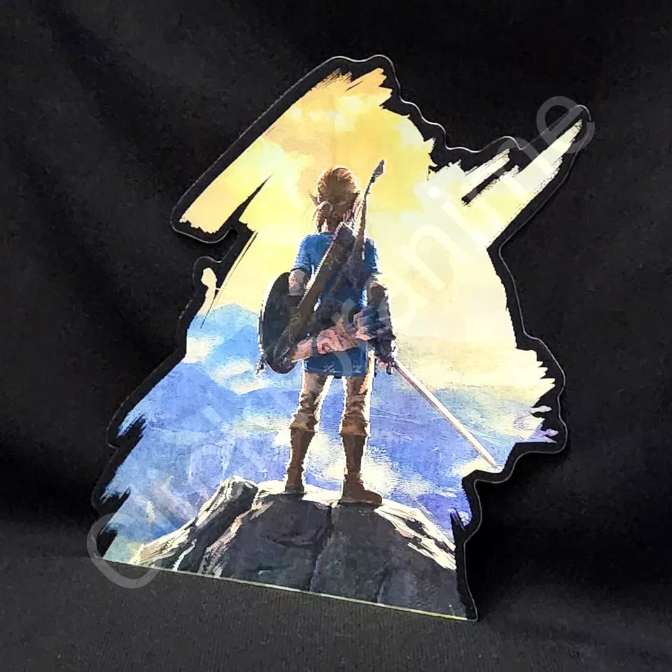 Link - Zelda 3D Moving Large Sticker Lenticular Decal Car Laptop notebook